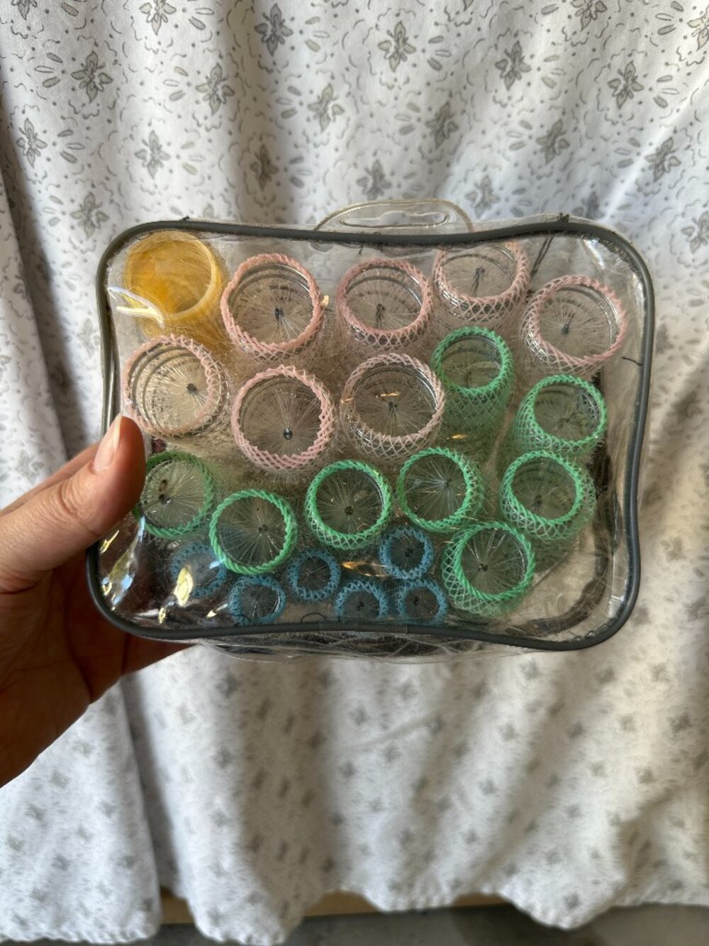 Vintage Metal Mesh Goody Hair Rollers